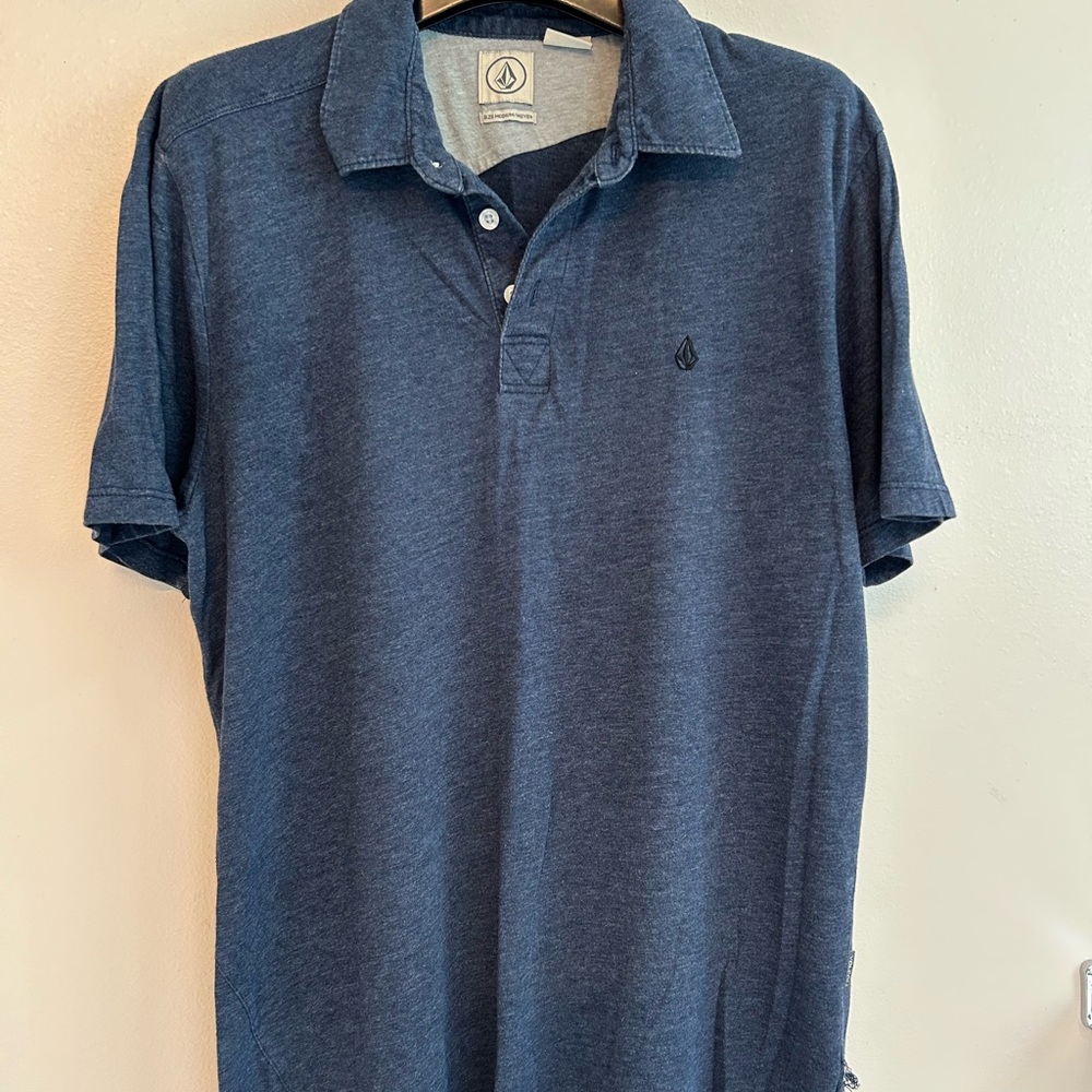 Volcom Men's Navy Polo Shirt